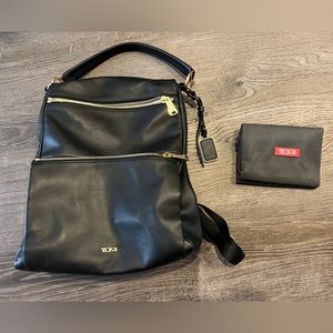 Tumi Liv Backpack/Tote (Black)
